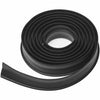 Garage Door Bottom Weatherstipping, Black, 10-Ft.