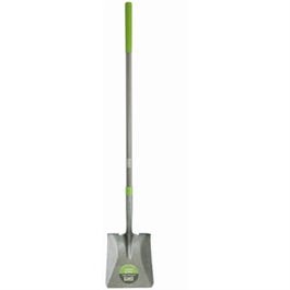 Square-Point Shovel, Long Handle, Fiberglass Handle