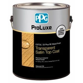 ProLuxe 23 Top Coat, Transparent Satin, Natural Oak, 1-Gallon