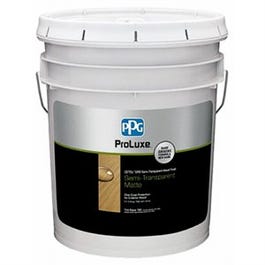 ProLuxe SRD Semi-Transparent Wood Stain, Matte Clear Tint Base, 5-Gallons