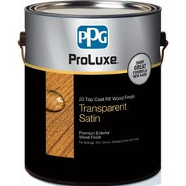 ProLuxe 23 Top Coat Wood Finish, Transparent Satin, Cedar, 1-Gallon