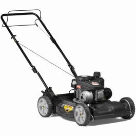 Self-Propelled Gas Lawn Mower, 140cc Engine, 2-N-1, Front Wheel Drive, 21-In.