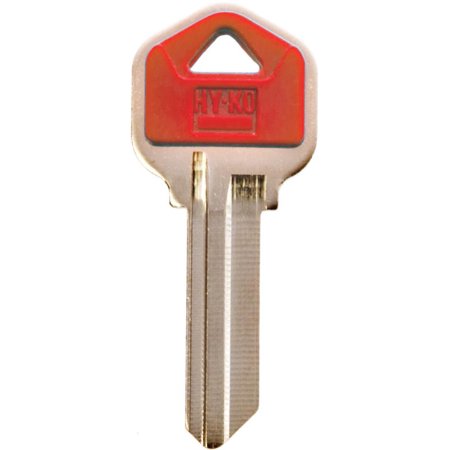 Hy-ko kw1pr Key Blank With Red Plastic Head (Red)