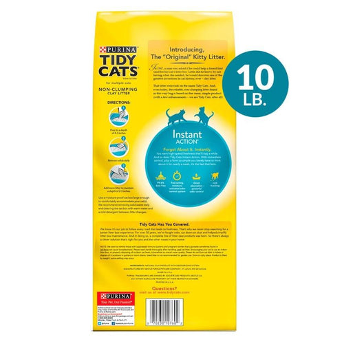 Tidy Cats Non Clumping Instant Action Immediate Odor Control Cat Litter