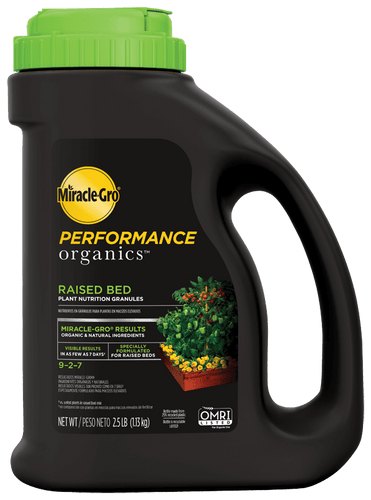 Miracle-Gro® Performance Organics® Raised Bed Plant Nutrition Granules (2.5 lbs)