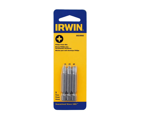 Irwin Phillips Head Power Bit Sets 	1-15/16 (1-15/16)