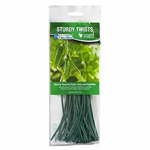 Gardener's Blue Ribbon  Sturdy Twists Ties, 8, 100/Pack (8)