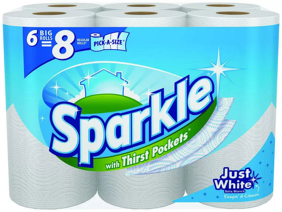 Sparkle Paper Towel (6 Giant Roll)