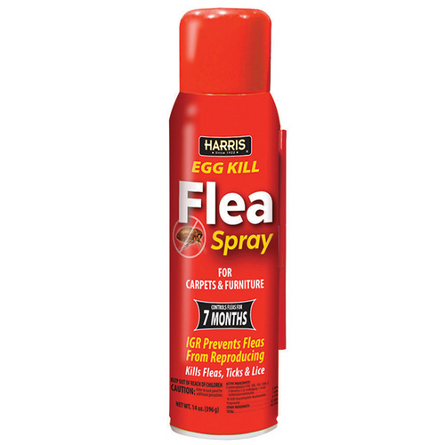 HARRIS EGG KILL FLEA SPRAY FOR CARPETS & FURNITURE (14 oz)