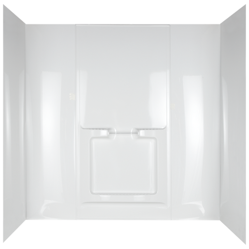 Delta Pro-Series Bathtub Wall Set (31 in. x 60-1/2 in. x 58 in., High Gloss White)