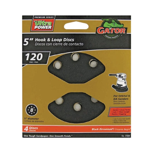 Gator 5 random orbit sanding discs 120 Grit