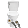 Fluidmaster Click Seal® Braided Flexible Toilet Connector (3/8” Comp. x 7/8” Ballcock x 12)