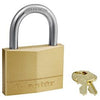 2-3/8 In. Solid-Brass Keyed Padlock, 5-Pin Tumbler