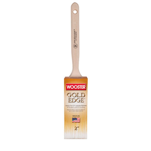 Wooster Brush 2-1/2 in. Gold Edge Polyester Flat Trim Brush (2-1/2)