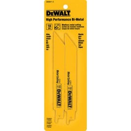 2-Pk., 6-In. 14-TPI Bi-Metal Reciprocating Saw Blade