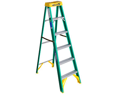 Werner 6ft Type II Fiberglass Step Ladder 5906 (6 ft)