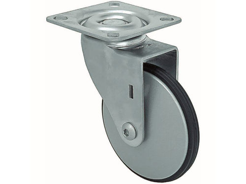 Shepherd Hardware 2-Inch Saucer Designer Casters, Aluminum Petite