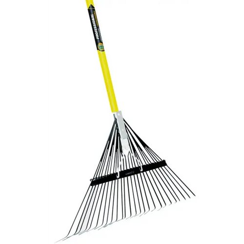 Vulcan Fiberglass Lawn Leaf Rake 26 Tine (54 Fiberglass Handle)