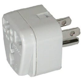 Grounded International Plug Adapter For North & South America, Japan & Caribbean.