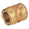 Landscapers Select Hose Connector, 3/4 in, Female, Brass (3/4)