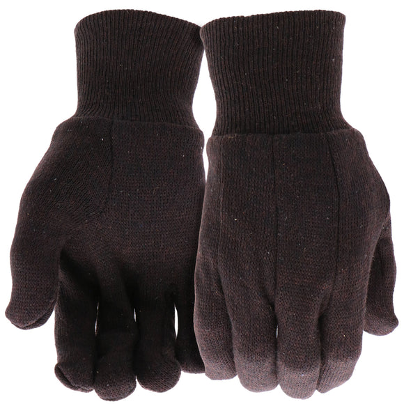 Boss Gloves Brown Jersey (Large (B61061-L))