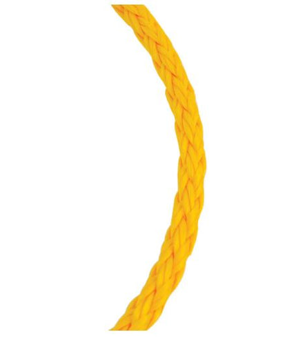 Baron Polypropylene Hollow-Braid (3/8 X 50', Yellow)