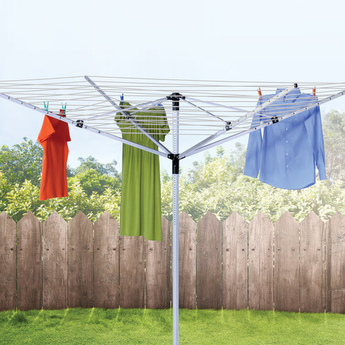 Honey-Can-Do Outdoor Umbrella Drying Rack Aluminum