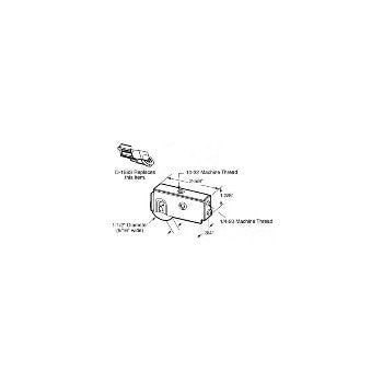 PrimeLine/SlideCo D1563 Glsdor Bot 1 1/2st Rollr