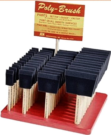 BRUSH FOAM POLY ASST 48/PK