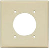 WALLPLATE IVORY2 GANG WITH 2.16  H