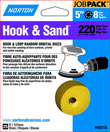 5X8HOLE HOOK/SAND P60-25PK