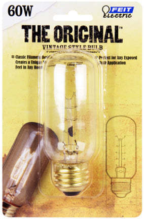 60 WATT CLEAR  VINTAGE BULB