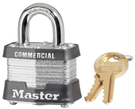 PADLOCK LAMINATED 1 9/16 IN STEEL