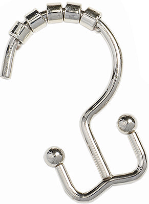 SHOWER HOOK ROLLER CHROME