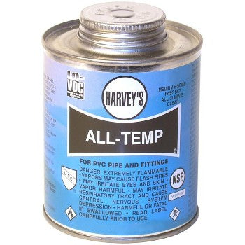 Harvey's 018320-12 01832012 16oz Cold Pvc Cement