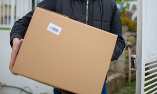 Man carrying box