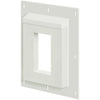 Builders Edge Sturdimount 6 x 8-1/2 Trim White/Paintable Fiber Cement Mounting Blocks