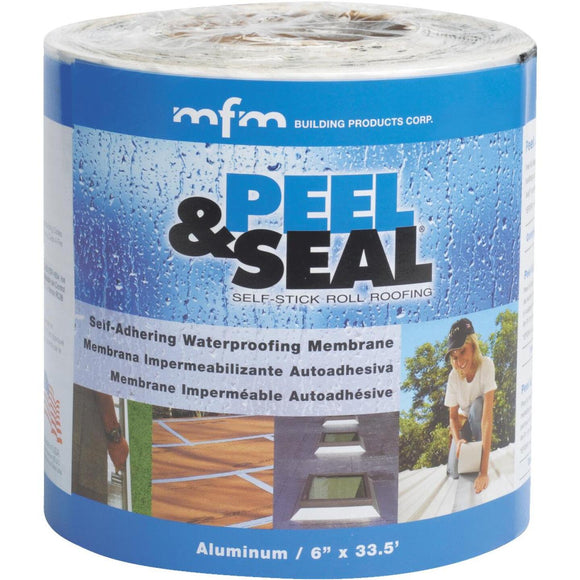 MFM Peel & Seal 6 In. X 33.5 Ft. Aluminum Roofing Membrane