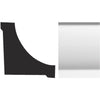 Royal 3/4 In. x 3/4 In. x 12 Ft. White PVC Cove Molding