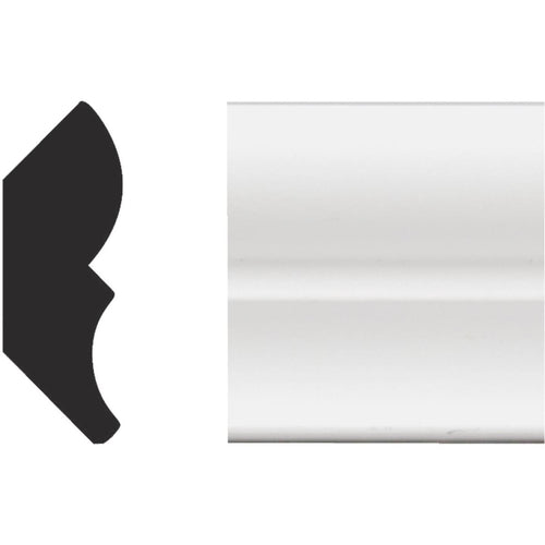 Royal 9/16 In. W. x 1-5/8 In. H. x 12 Ft. L. PVC Bed Molding