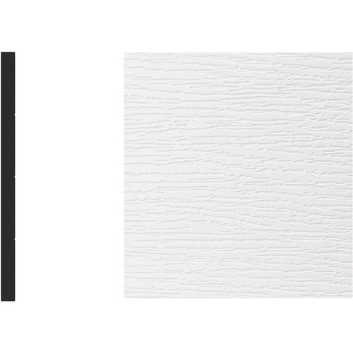 Royal 5/16 In. x 5-13/16 In. x 8 Ft. White PVC Flat Molding