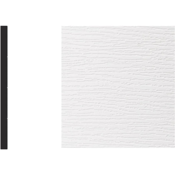 Royal 5/16 In. x 5-13/16 In. x 8 Ft. White PVC Flat Molding