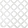 Dimensions 4 Ft. W x 8 Ft. L x 1/8 In. Thick White Vinyl Lattice Panel