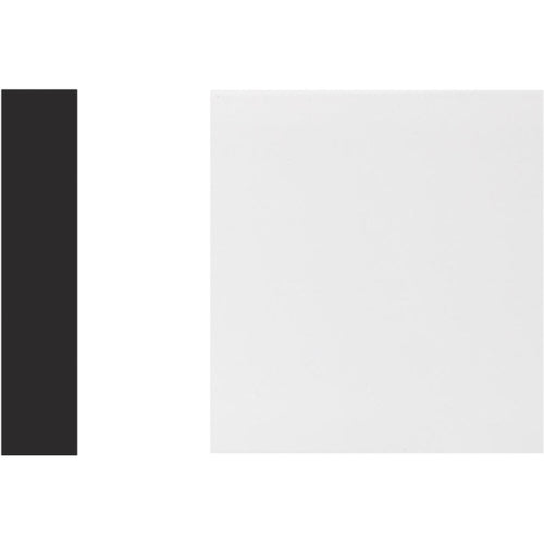 Royal Trimplank 1 In. x 4 In. x 12 Ft. White PVC Board