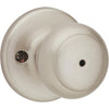 Kwikset Cove Satin Nickel Bed & Bath Door Knob