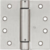 National 4 In. Satin Nickel Square Spring Door Hinge