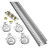 National 96 In. Bypass Door Hardware