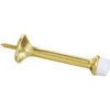 National Heavy Duty 3 Rigid Door Stop, Bright Brass