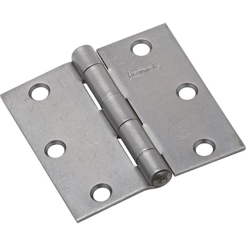 National 3 In. Square Steel Broad Door Hinge