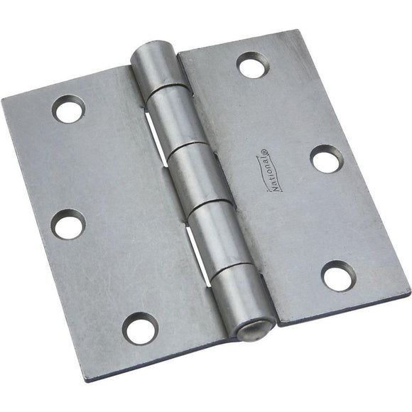 National 3-1/2 In. Square Steel Broad Door Hinge